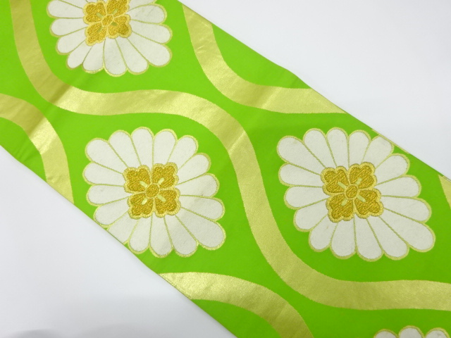 Japanese Kimono / Antique / Fukuro Obi Silk